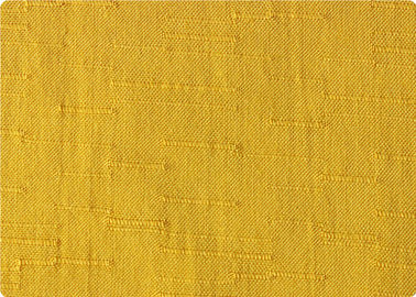 सुरुचिपूर्ण पीला / सफेद 100 रेयन कपड़ा Jacquard असबाब कपड़ा 120gsm