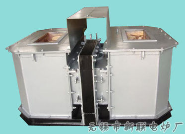क्षैतिज धातु की कास्टिंग भट्ठी 500 किलो 120KW, पीतल पिघलने भट्ठी