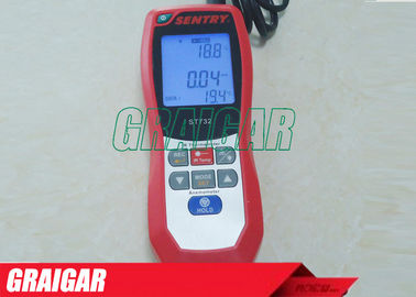गर्म तार आईआर थर्मामीटरों Anemometer इन्फ्रारेड थर्मामीटर SENTRY ST732 हवा के वेग वायु प्रवाह तापमान मापन