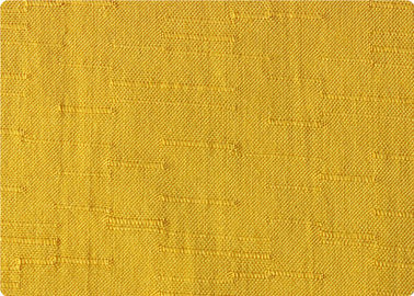 सुरुचिपूर्ण पीला / सफेद 100 रेयन कपड़ा Jacquard असबाब कपड़ा 120gsm